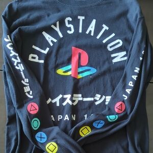 Sony Black and Red Gaming Console Graphic Tee